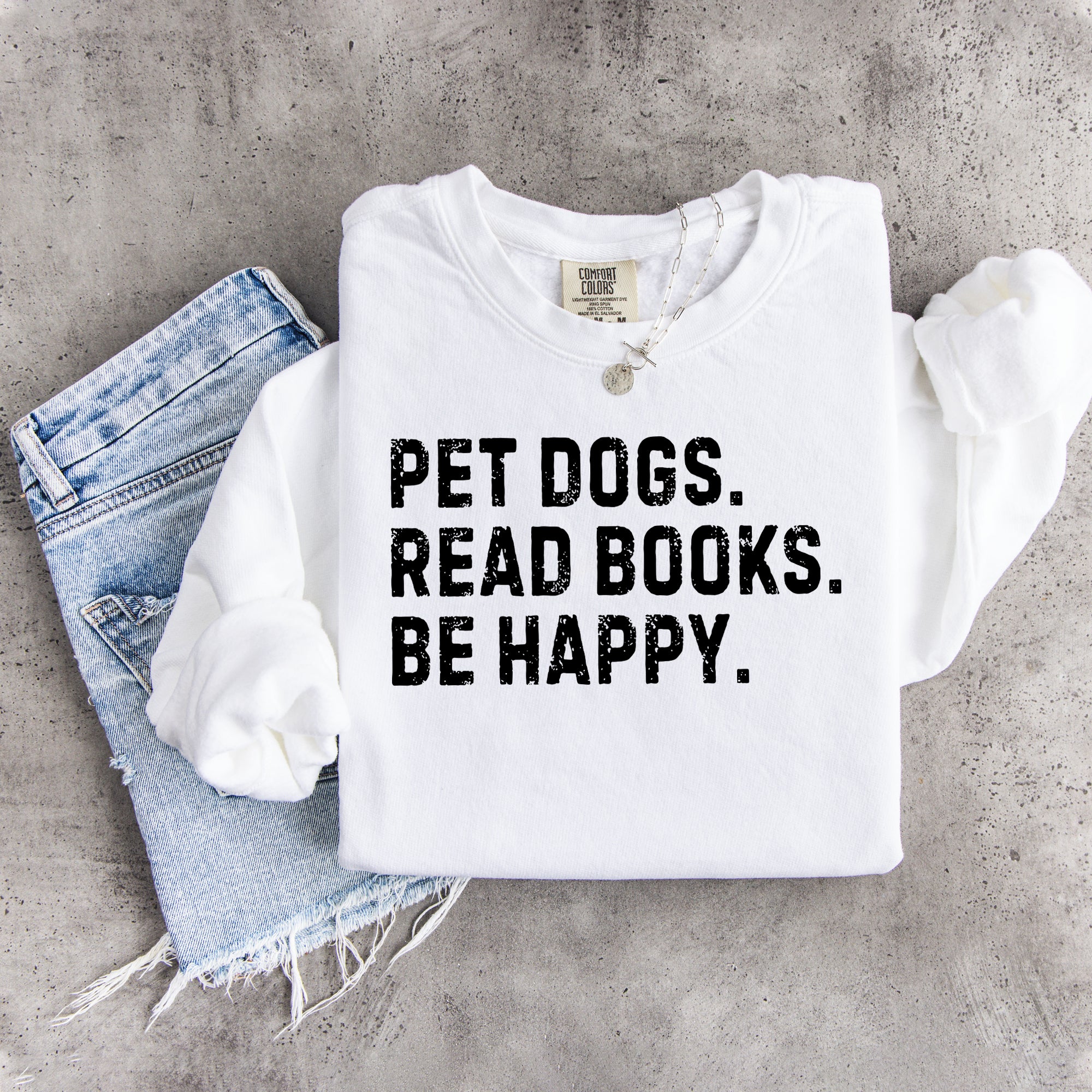 Pet Dogs Read Books Sweatshirt