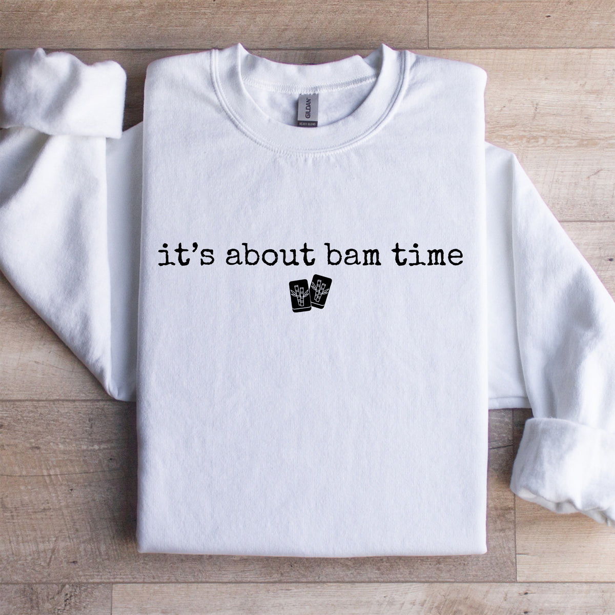 Sweat-shirt « C’est enfin l’heure de Bam »