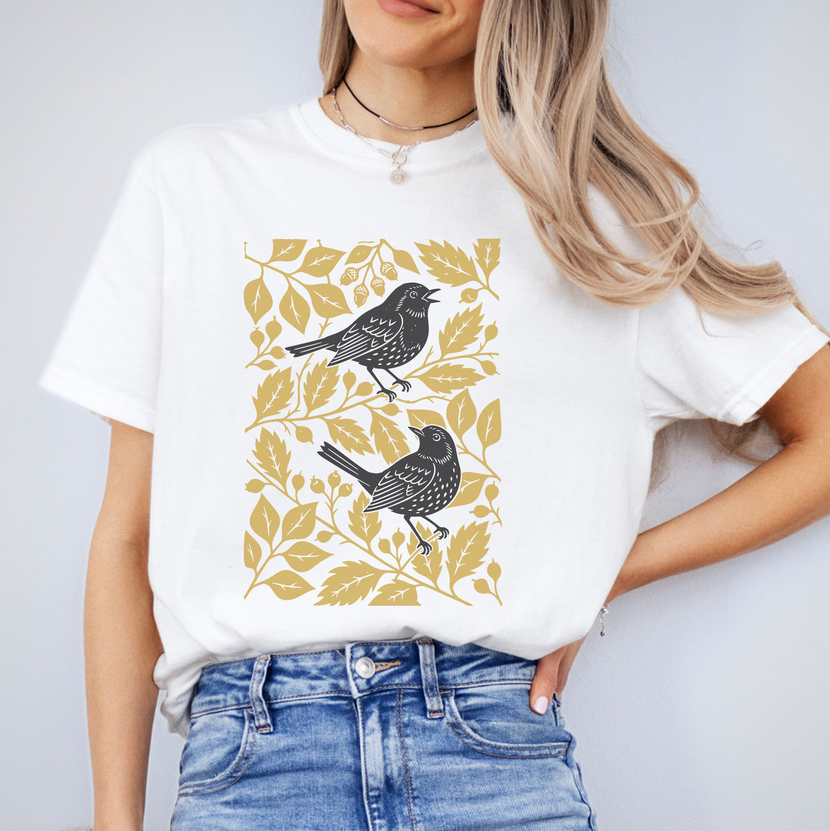 T-shirt graphique Vintage Songbird