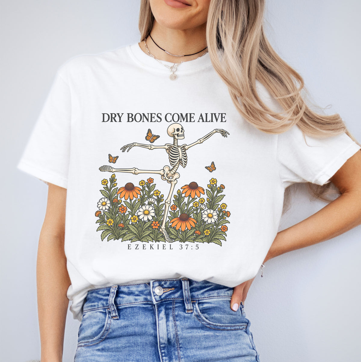 Dry Bones Come Alive Ezekiel 37 5 Tee