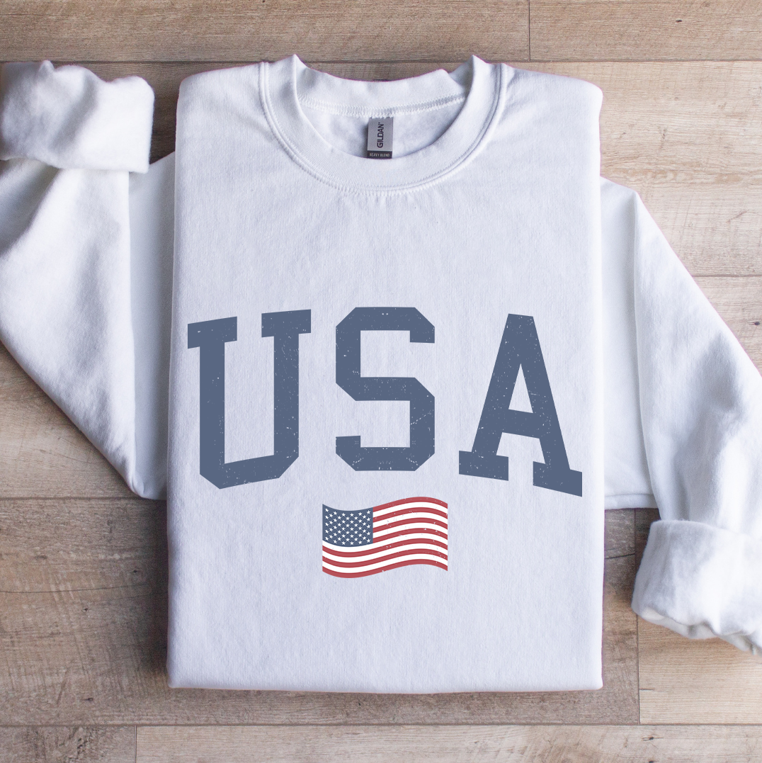 USA Flag Sweatshirt