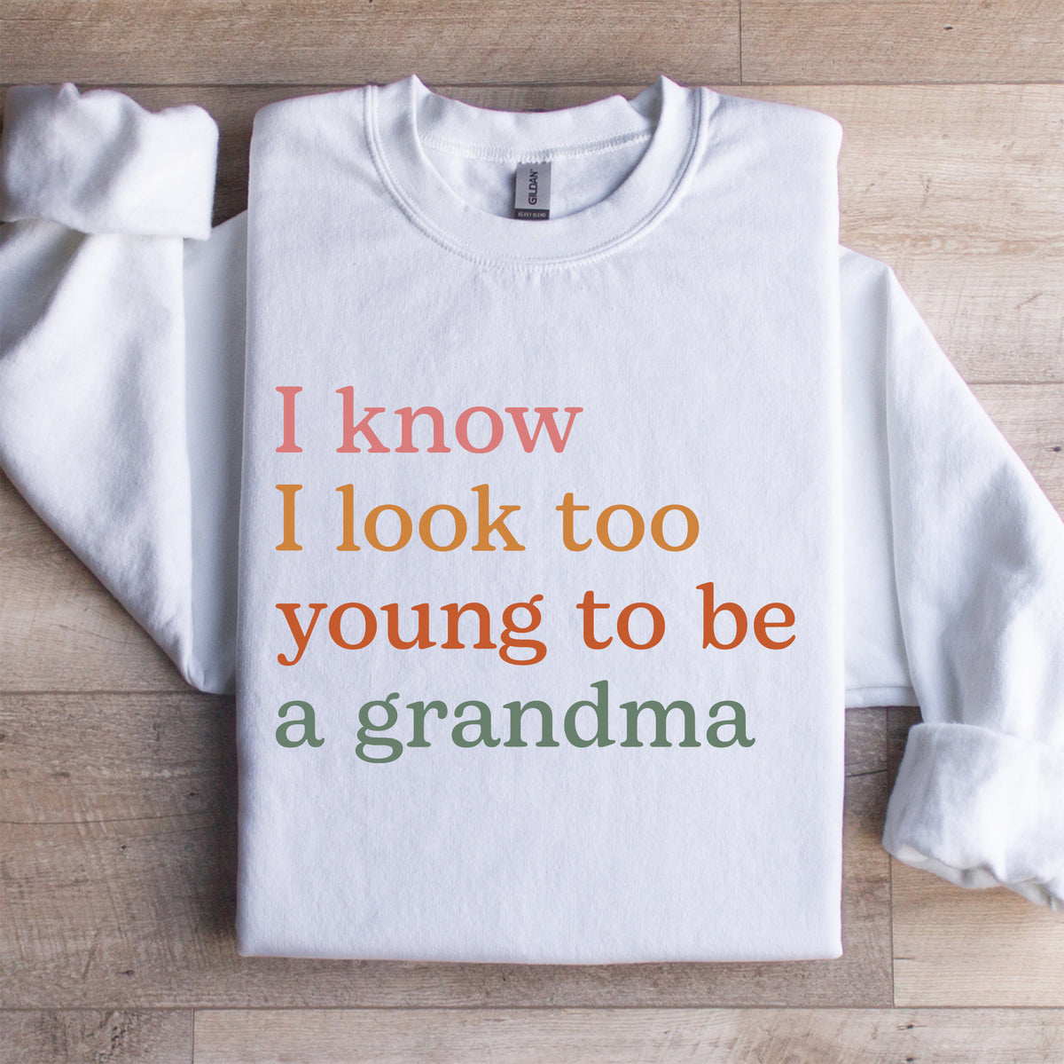 Cozy Grandma Fleece Pullover – "I Know I Look Too Young To Be A Grandma"