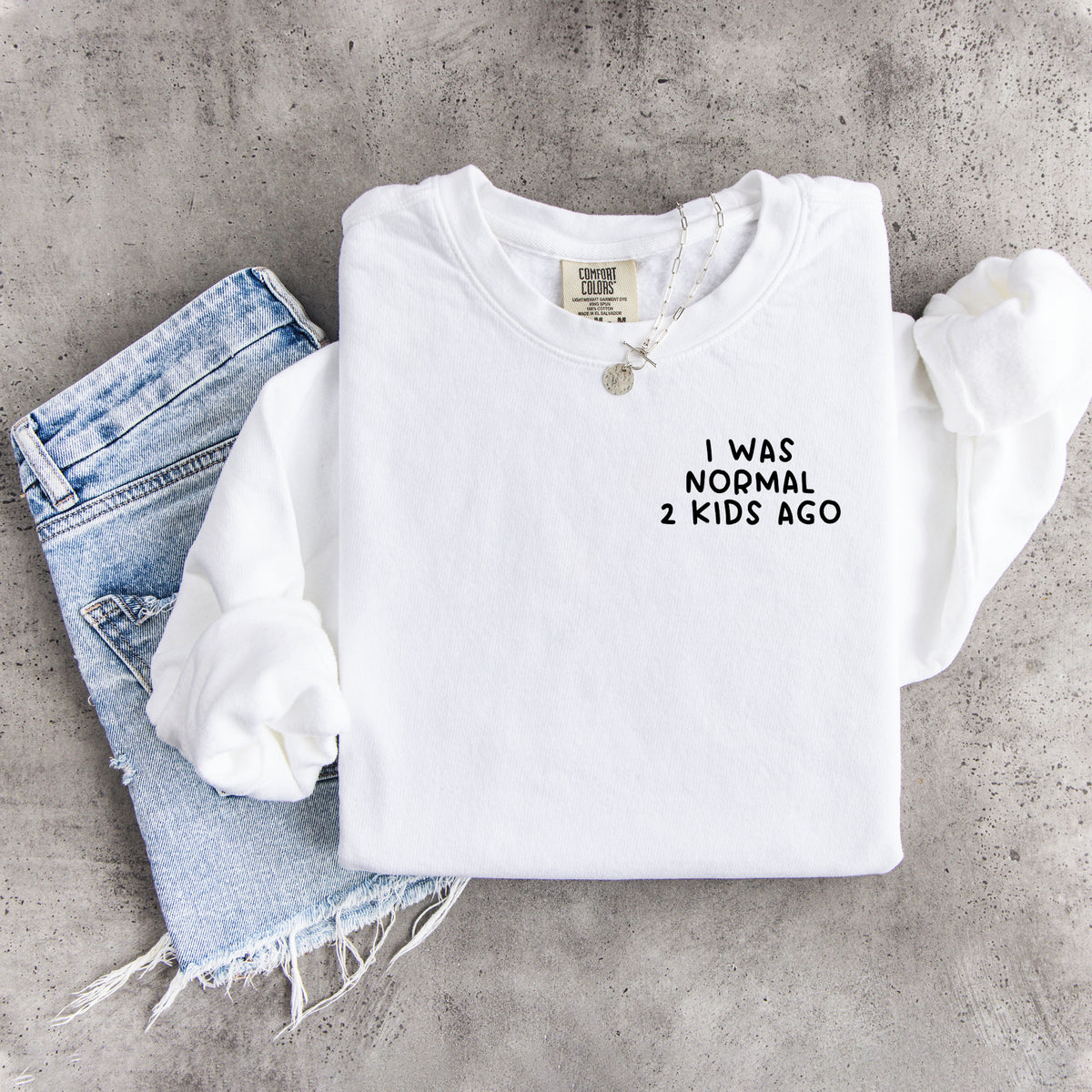 Sudadera «Hace 2 hijos yo era normal»