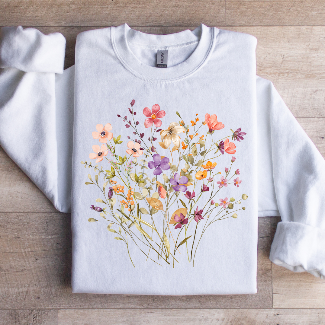 Boho Wildflowers Sweatshirt