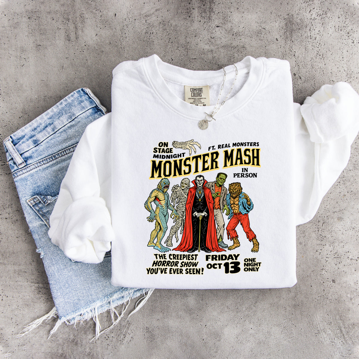 Suéter Vintage Look Monster Mash