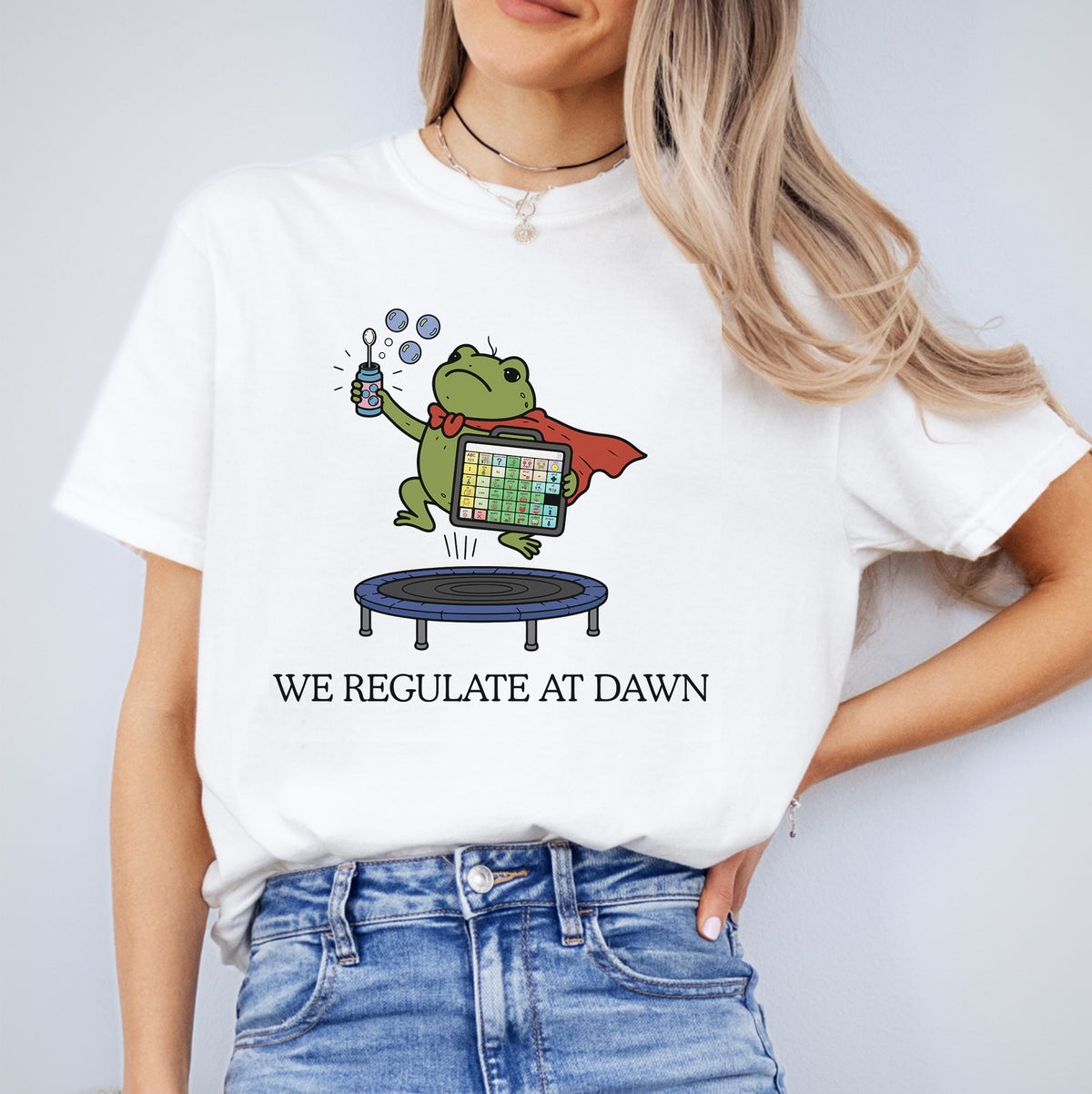 T-shirt « On régule à l’aube »