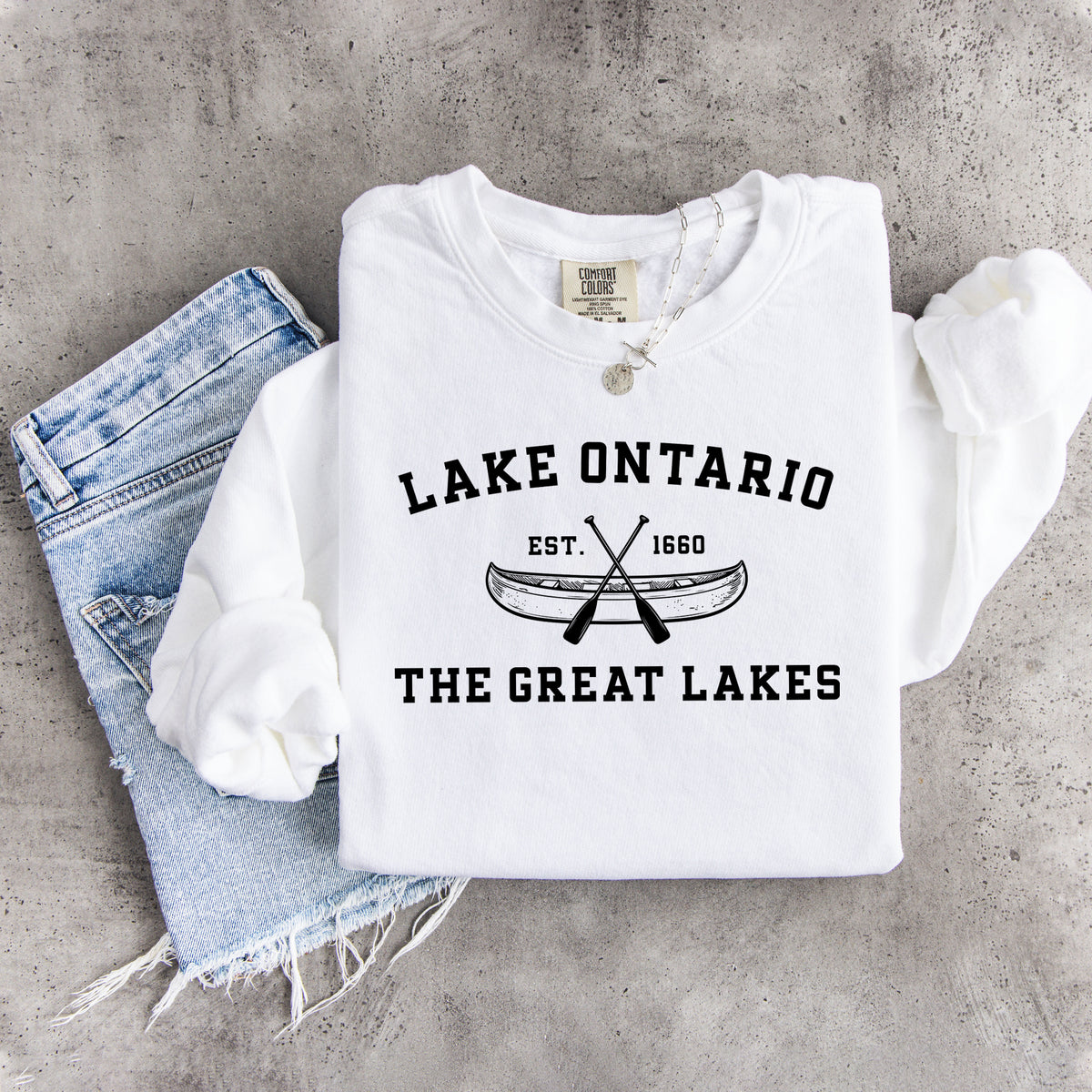 Sweat-shirt Lake Ontario Est 1660