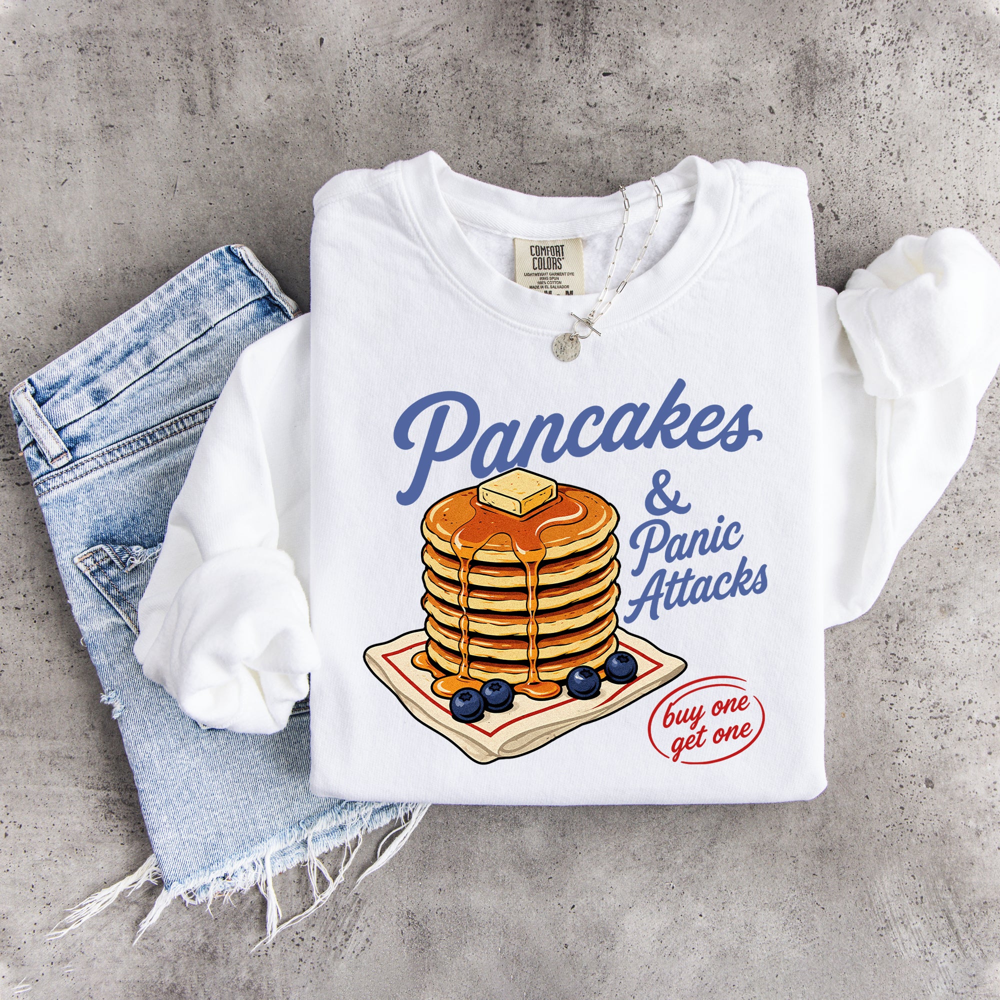 Sudadera «Panqueques y ataques de pánico»