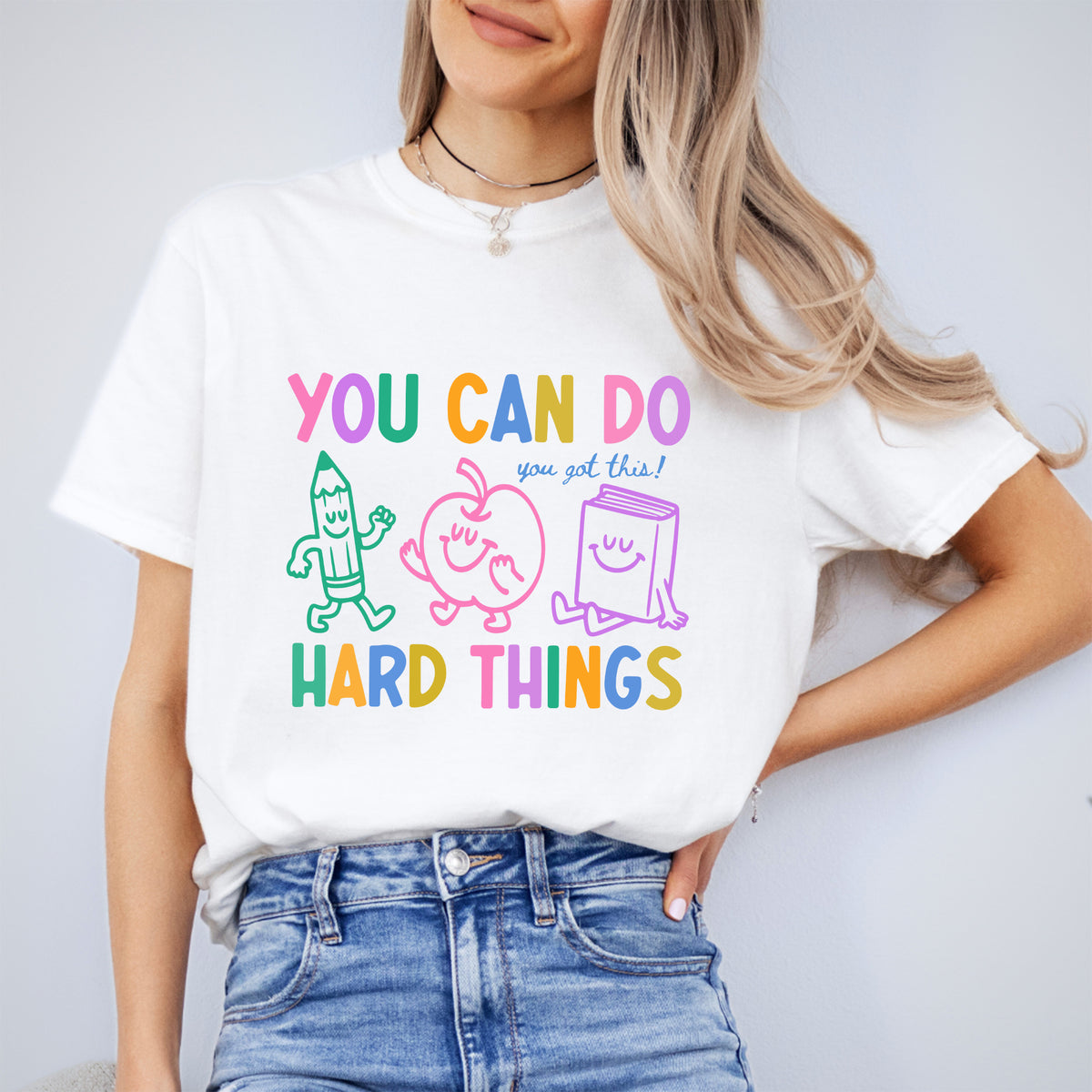 T-Shirt „Du schaffst auch schwierige Dinge“