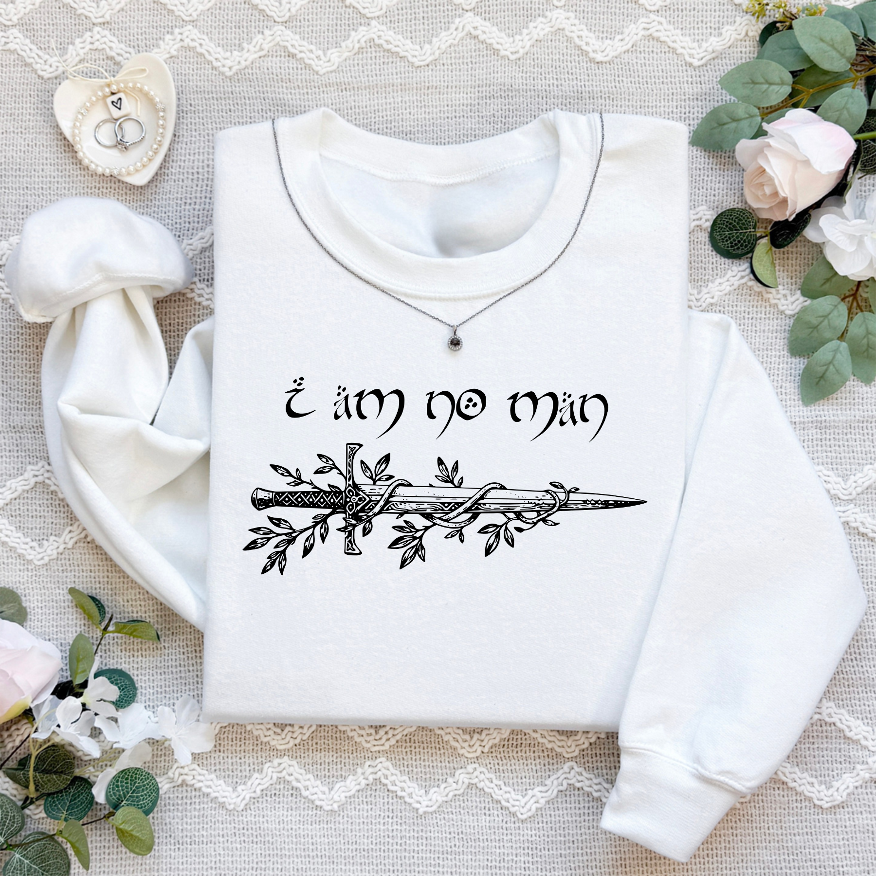 I Am No Man Sweatshirt