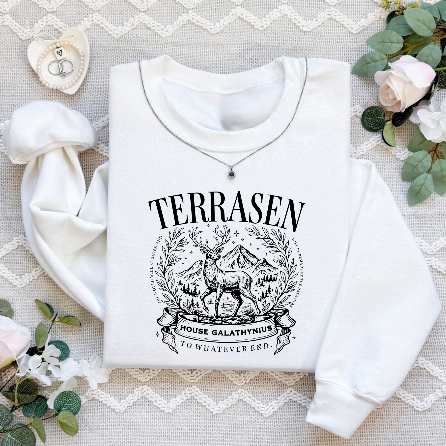 Terrasen House Glathynius To Whatever End Sweatshirt