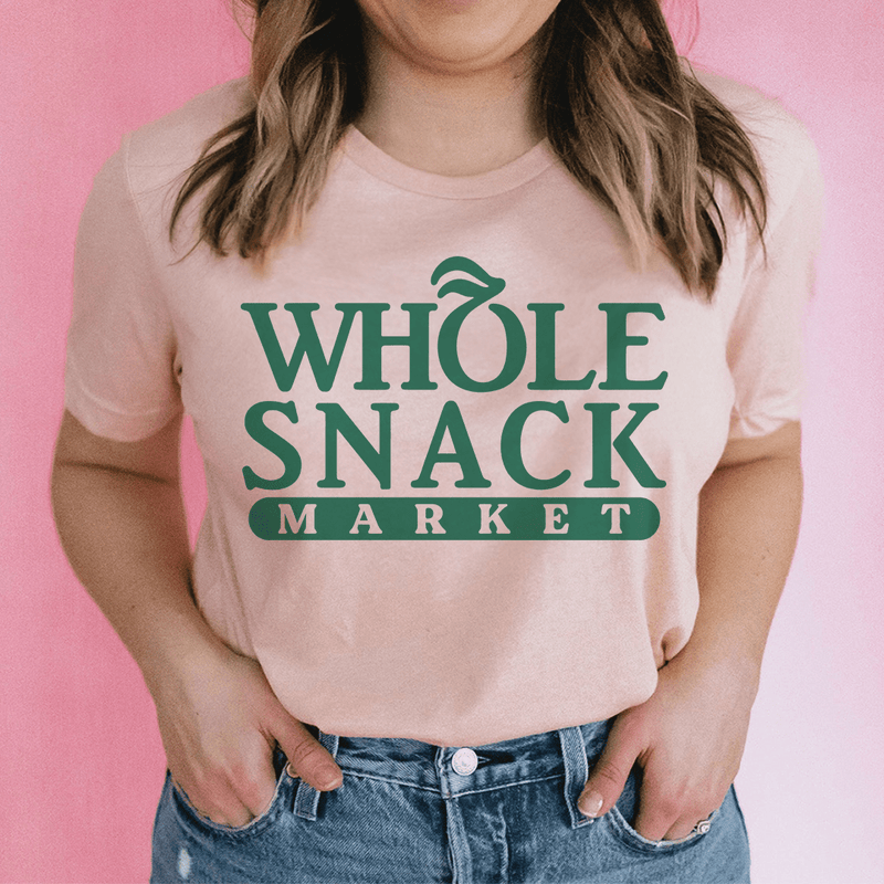 Whole Snack Market Tee Heather Prism Peach / S Peachy Sunday T-Shirt