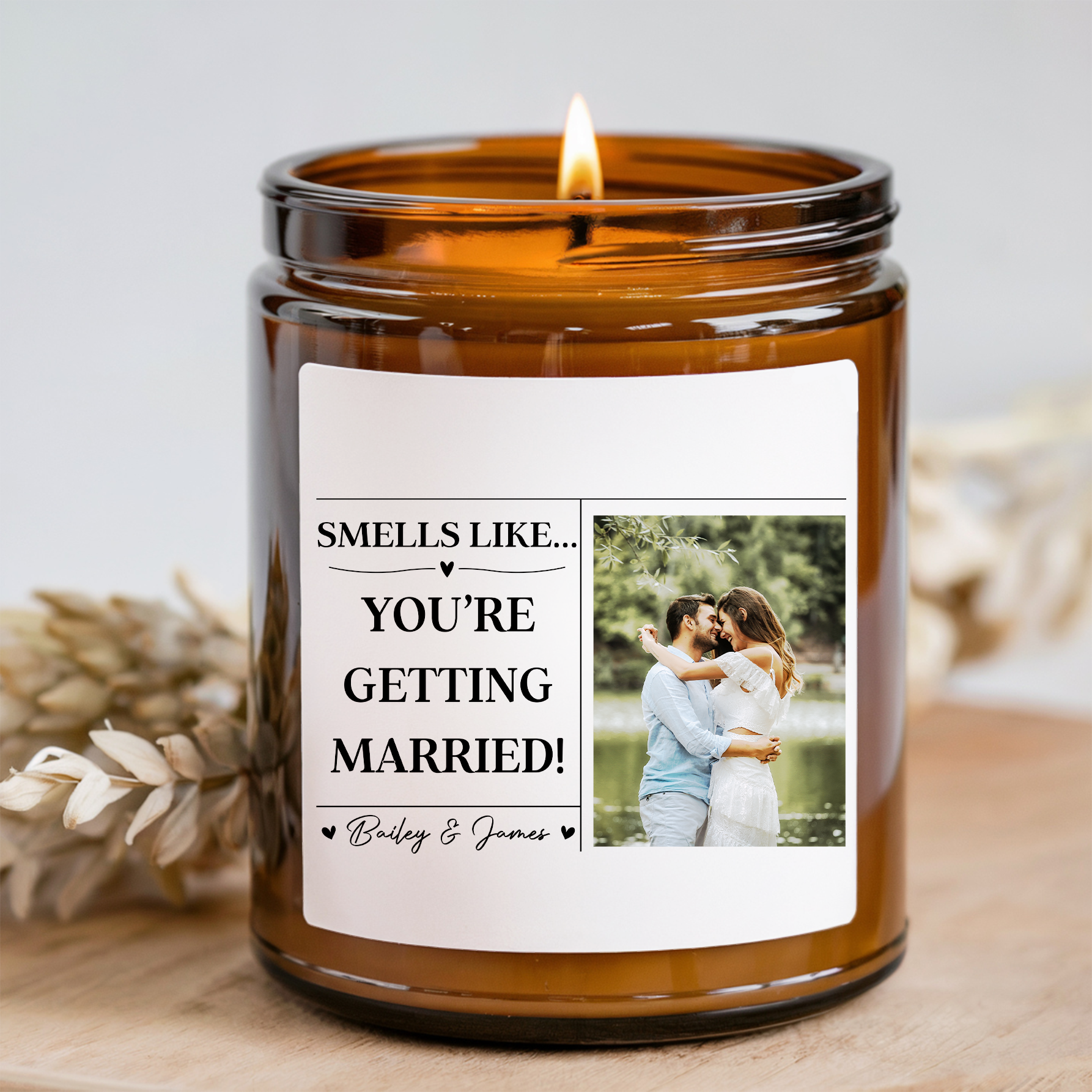 Custom Wedding Smells Like You’re Getting Married Gift Candle