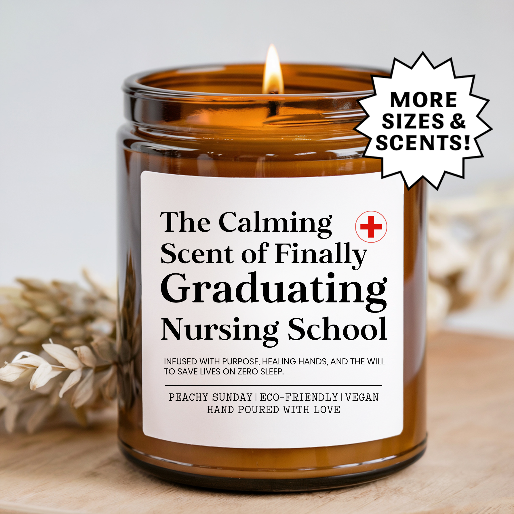 The Calming Scent of Finally Graduating Nursing School Candle
