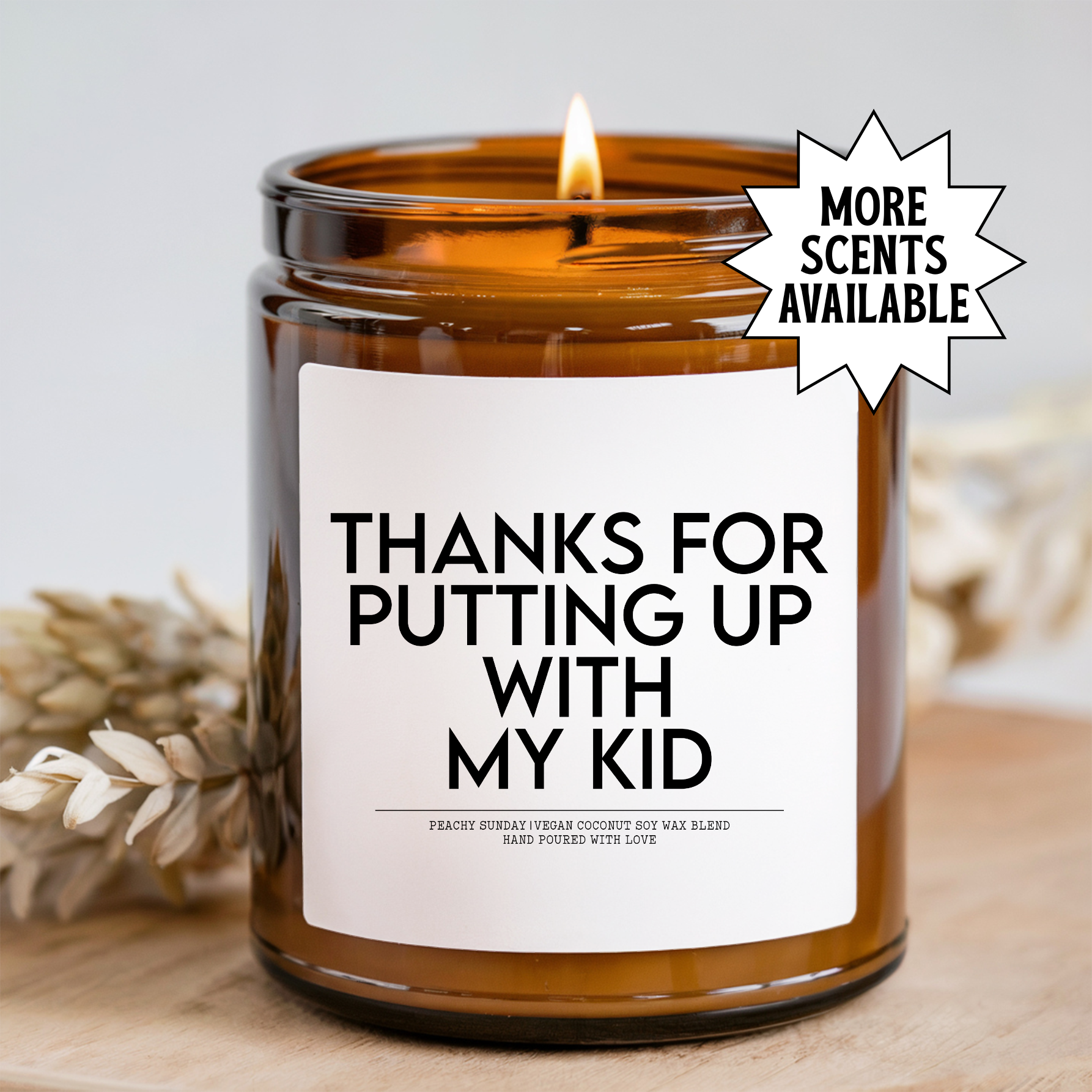 Danke, dass du mein Kind aushältst – Kerze
