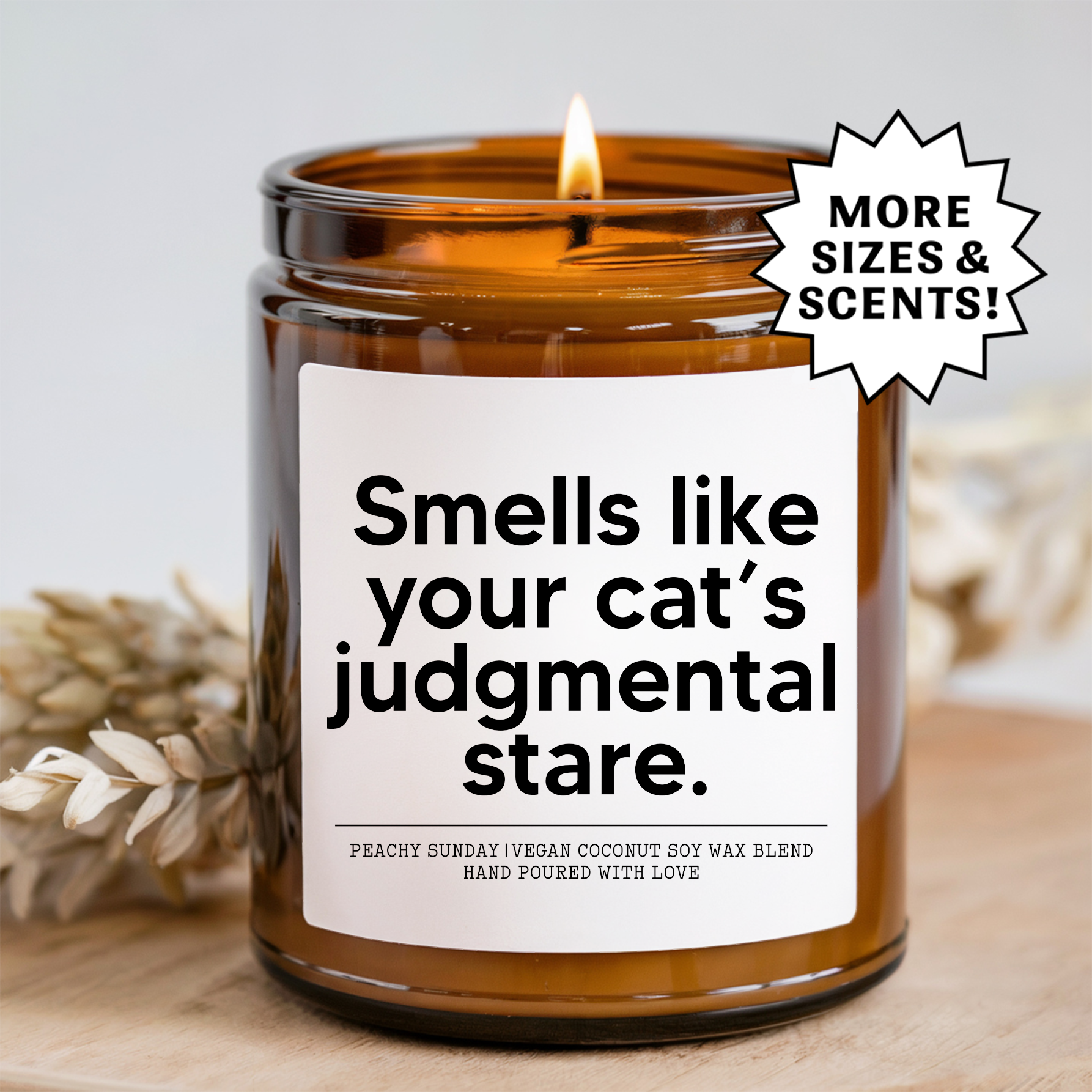 Smells Like Your Cat's Judgmental Stare Candle