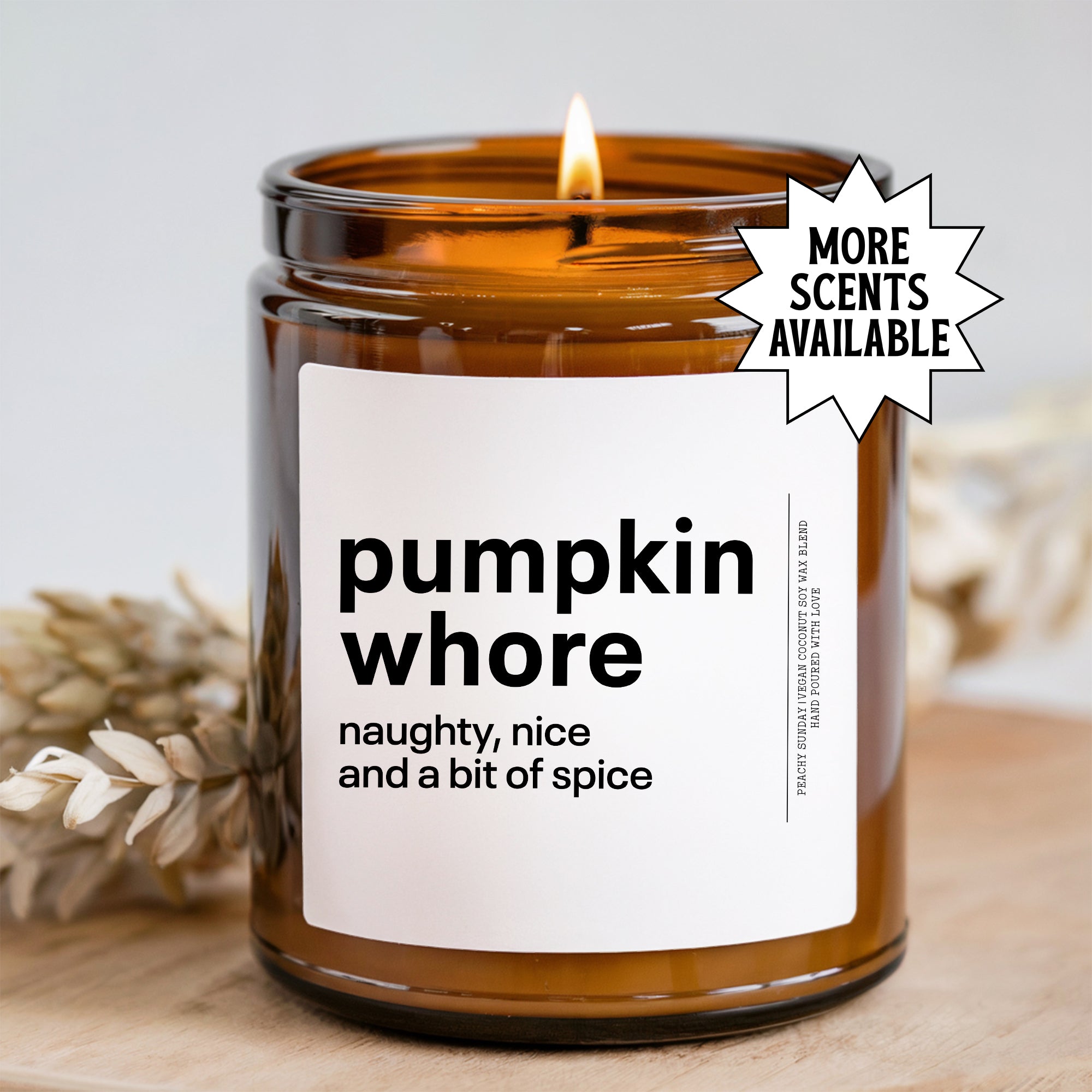 Pumpkin Whore Candle