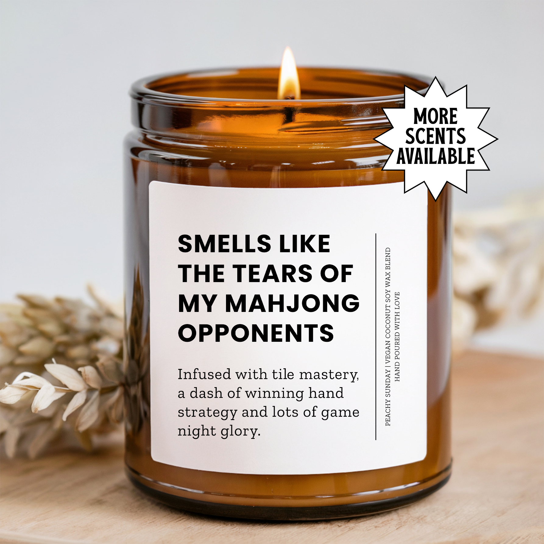 Smells Like The Tears Of My Mahjong Opponents Candle