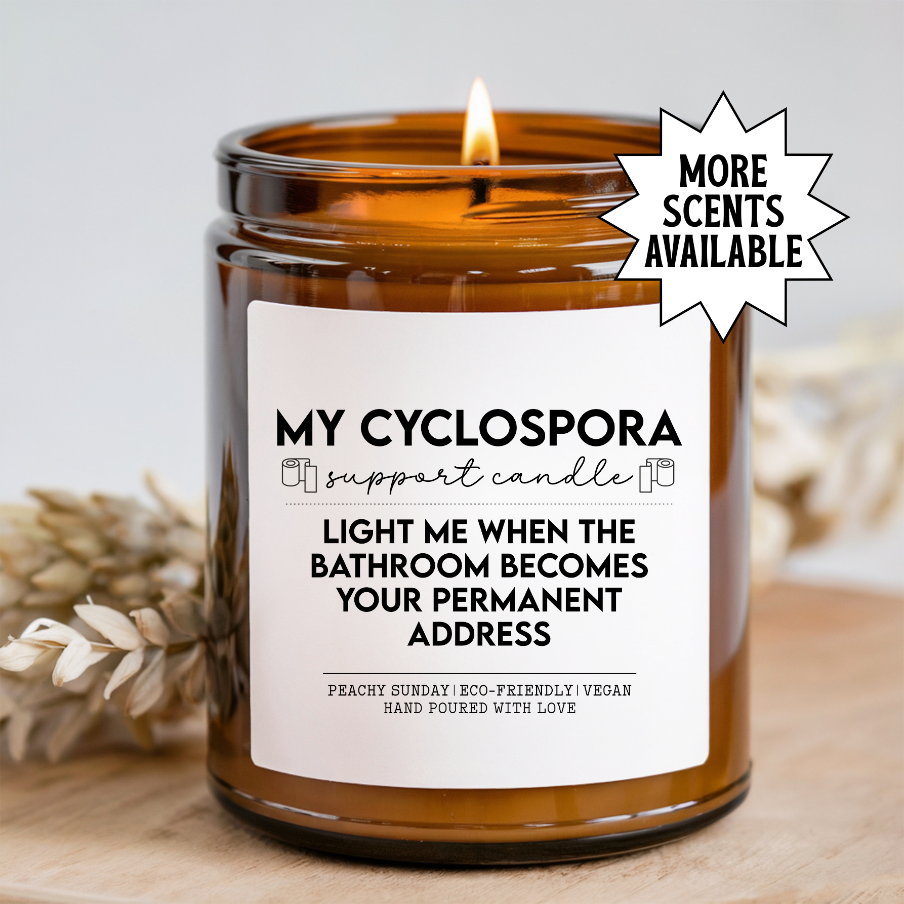 Cyclospora Support Candle