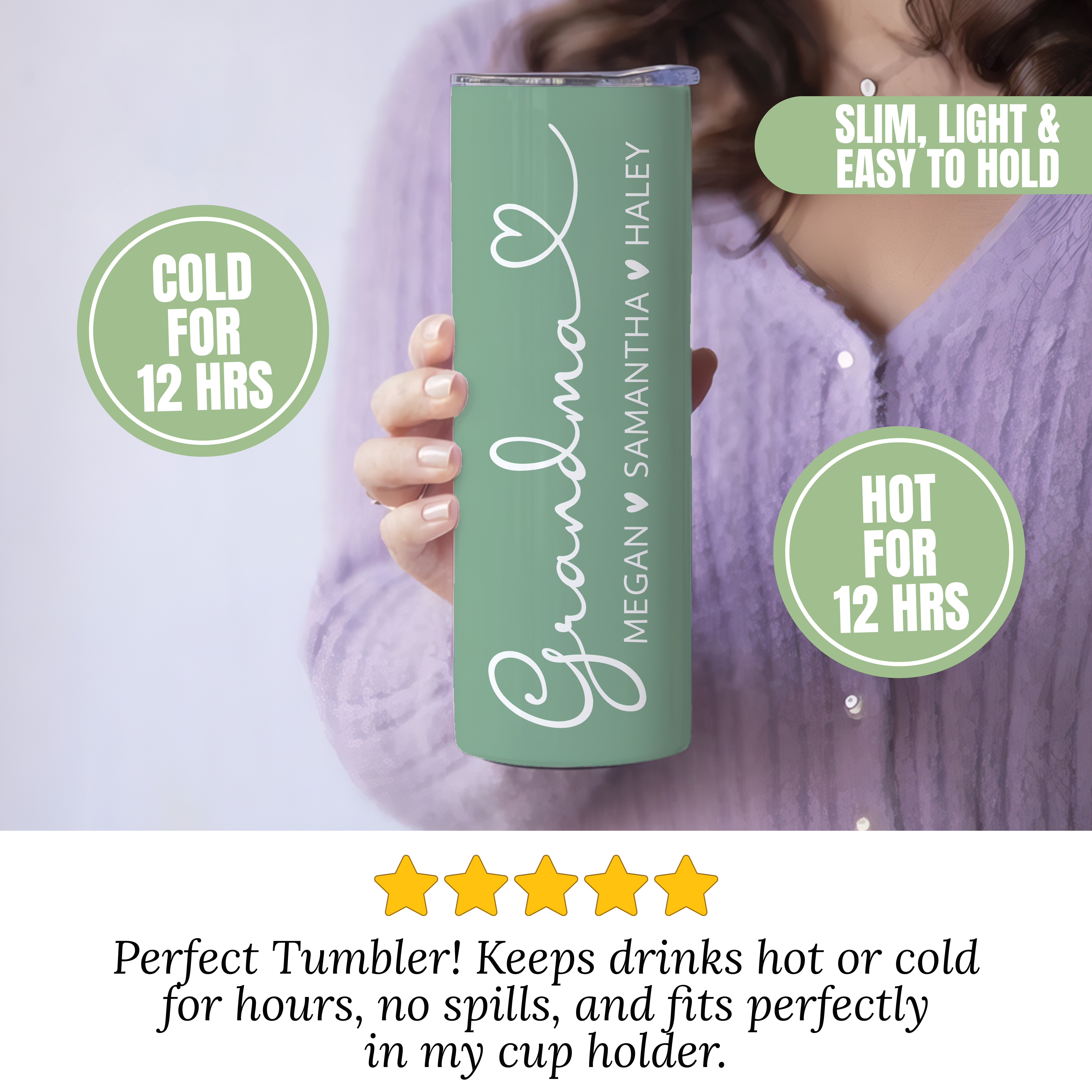 Personalized Grandma Tumbler