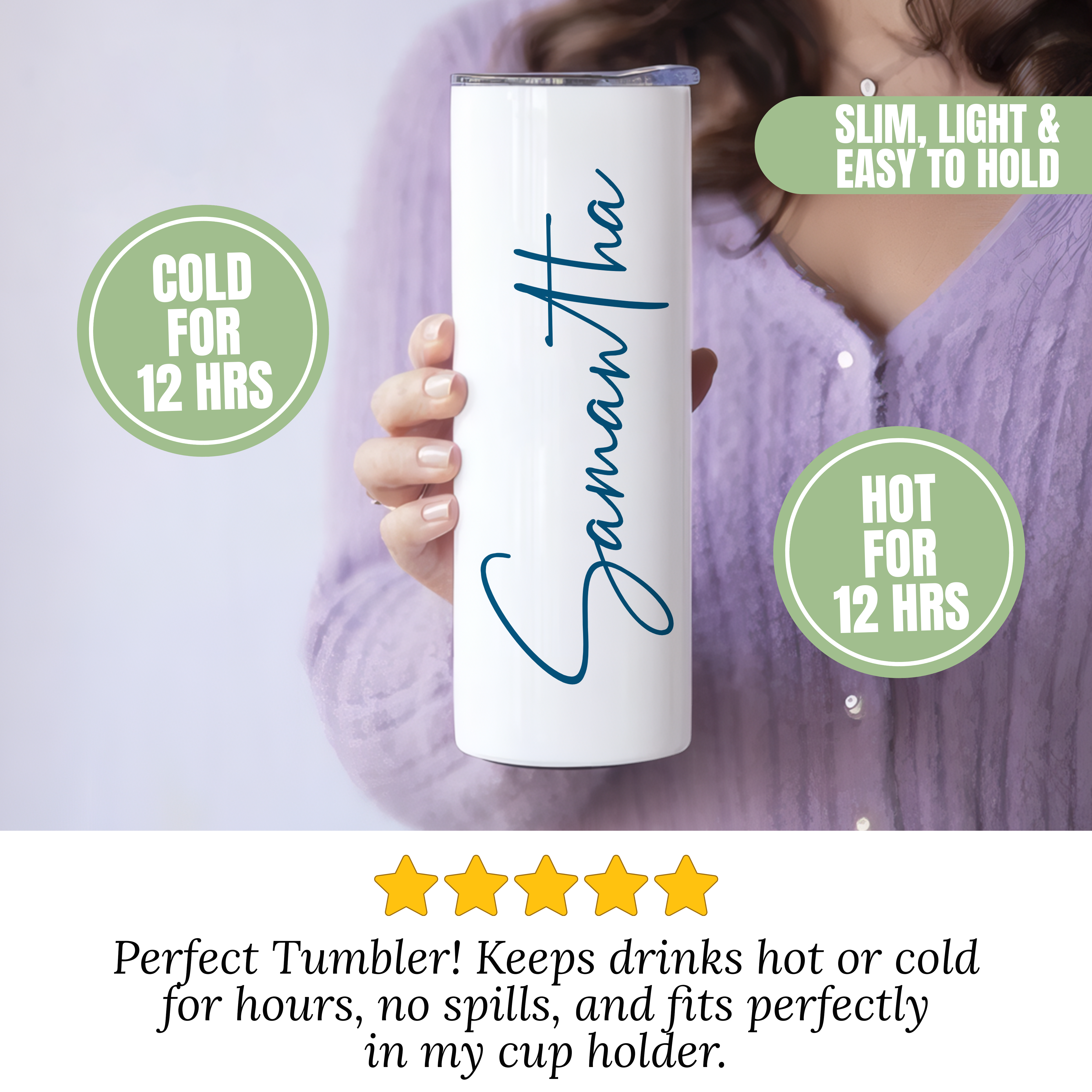 Personalized Floral Nurse Tumbler