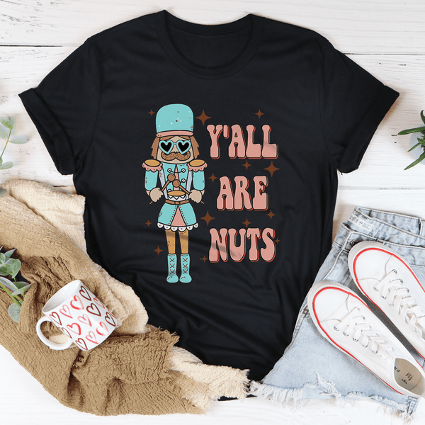 Y'all Are Nuts Tee Black Heather / S Peachy Sunday T-Shirt