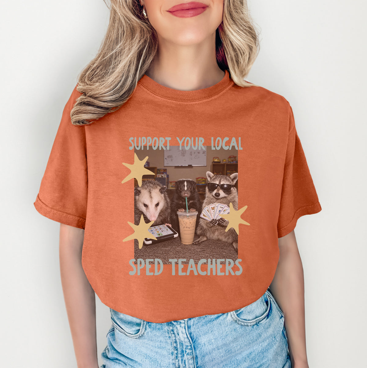 Support Your Local Sped Teachers Tee