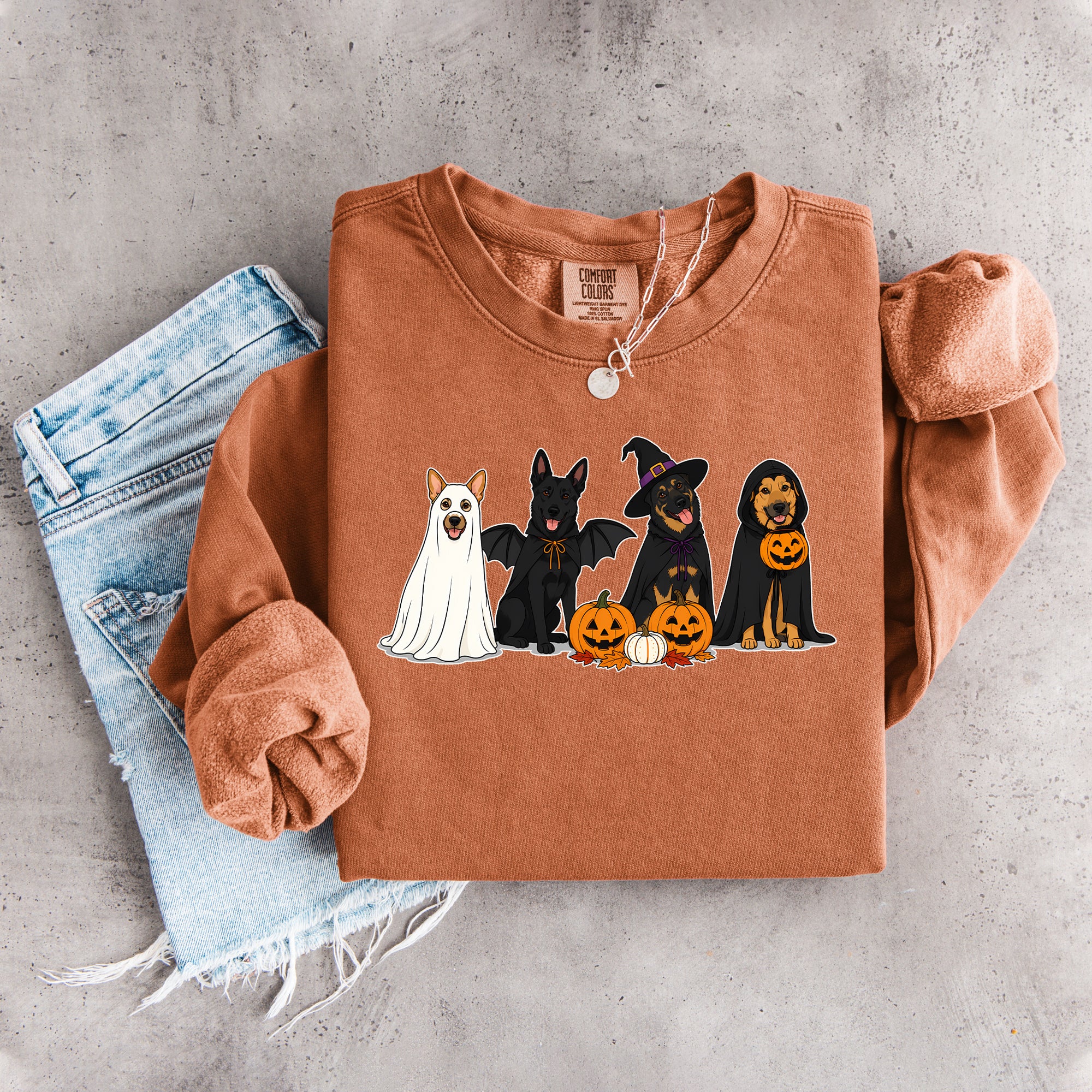 Sudadera de Halloween del pastor alemán