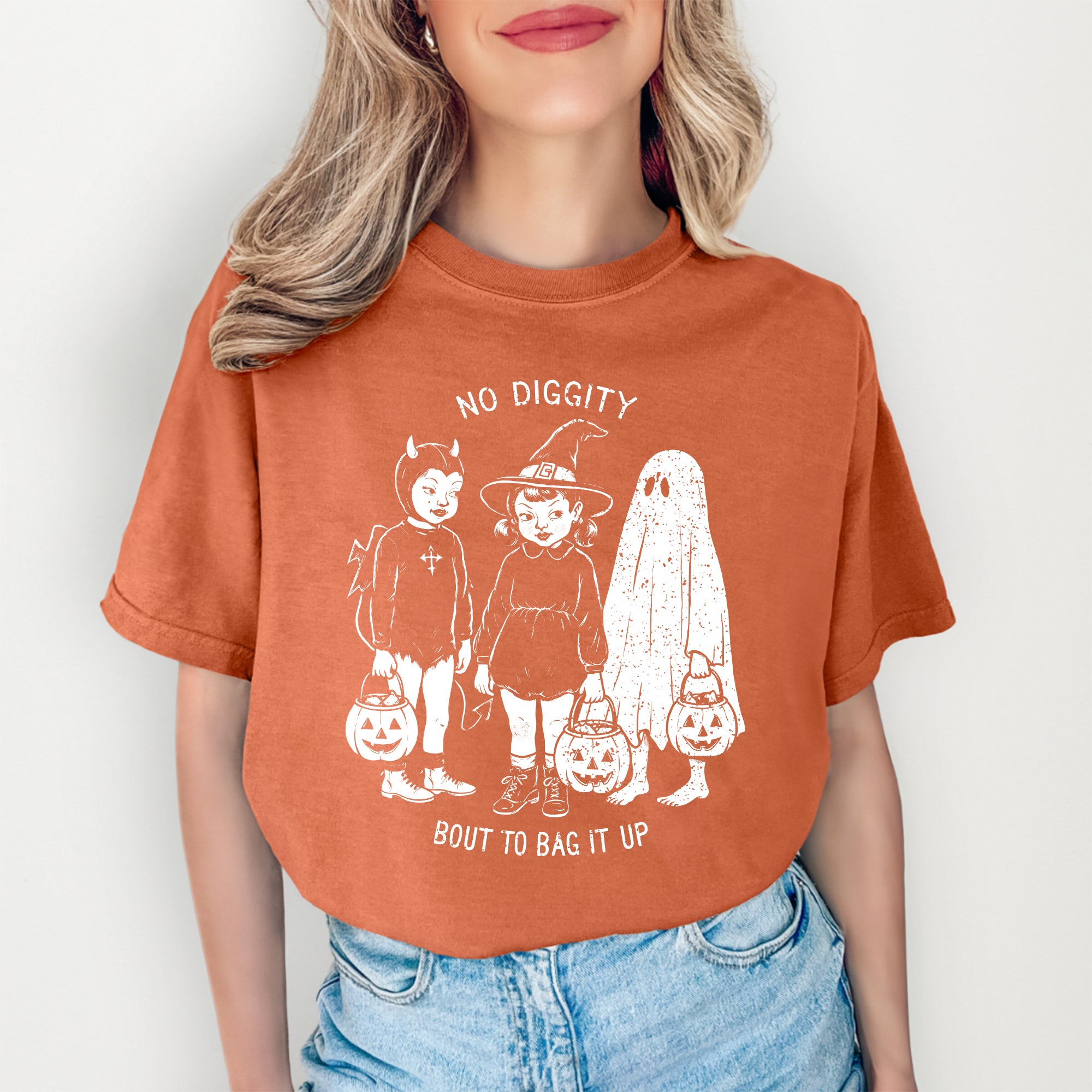 Camiseta de Halloween «No Diggity»