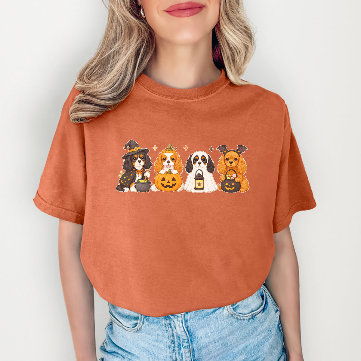 T-shirt Halloween Cavalier King