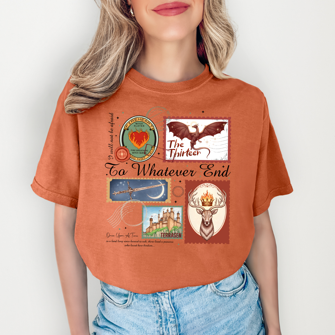 Throne Of Glass TOG Book Stamps Tee