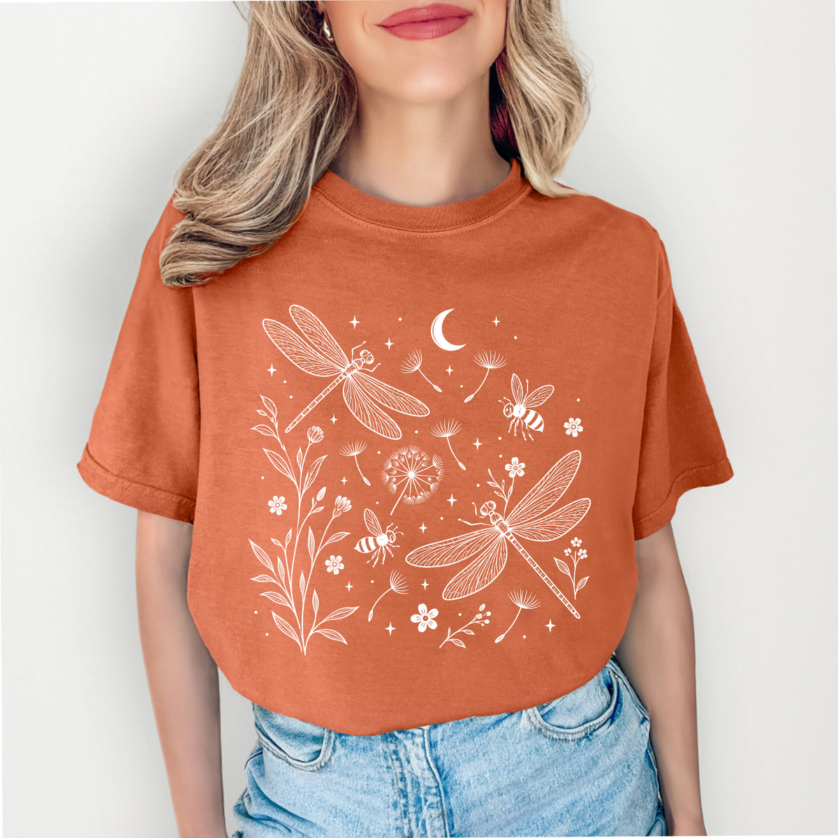 T-shirt nature libellule