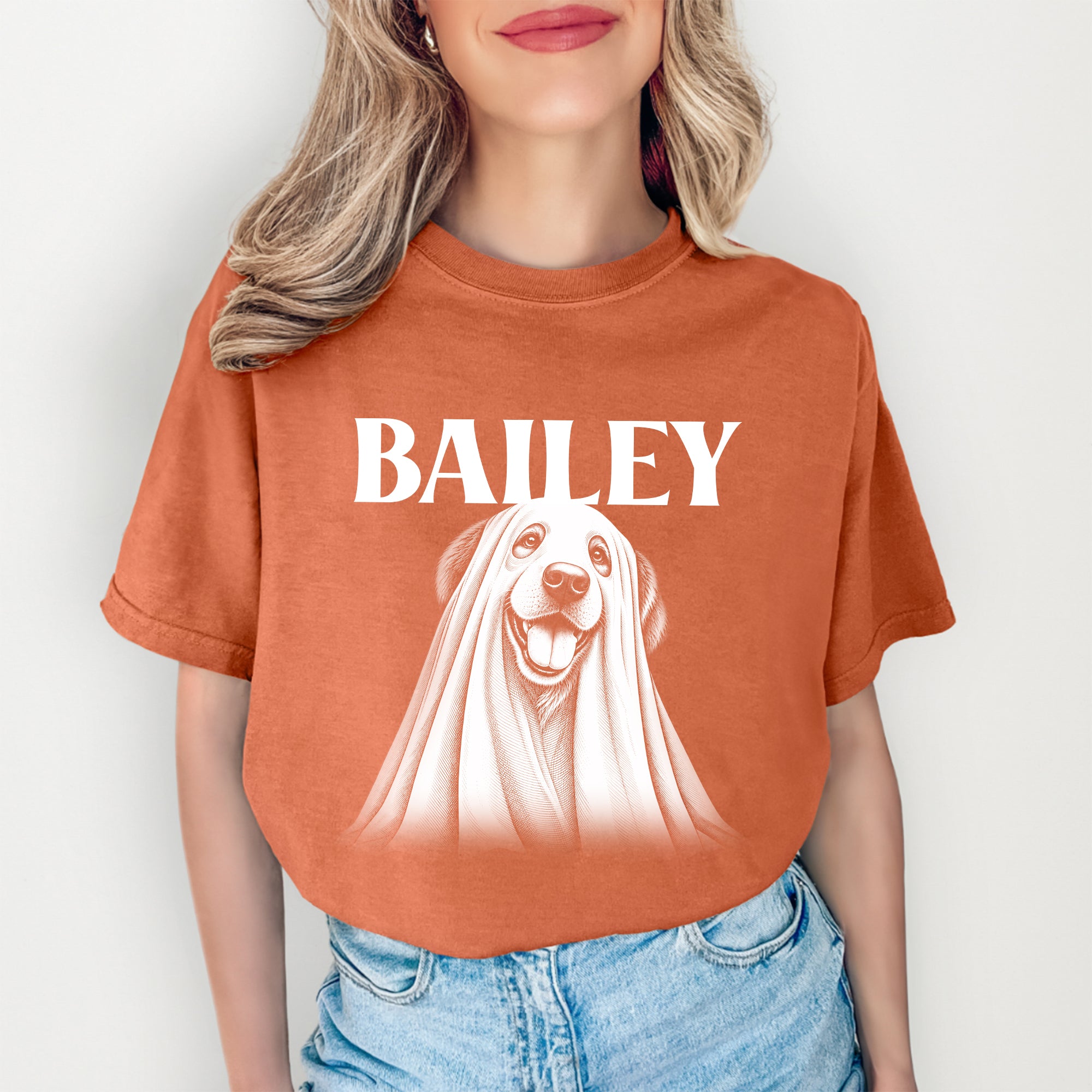 Camiseta personalizada para perro con temática de Halloween