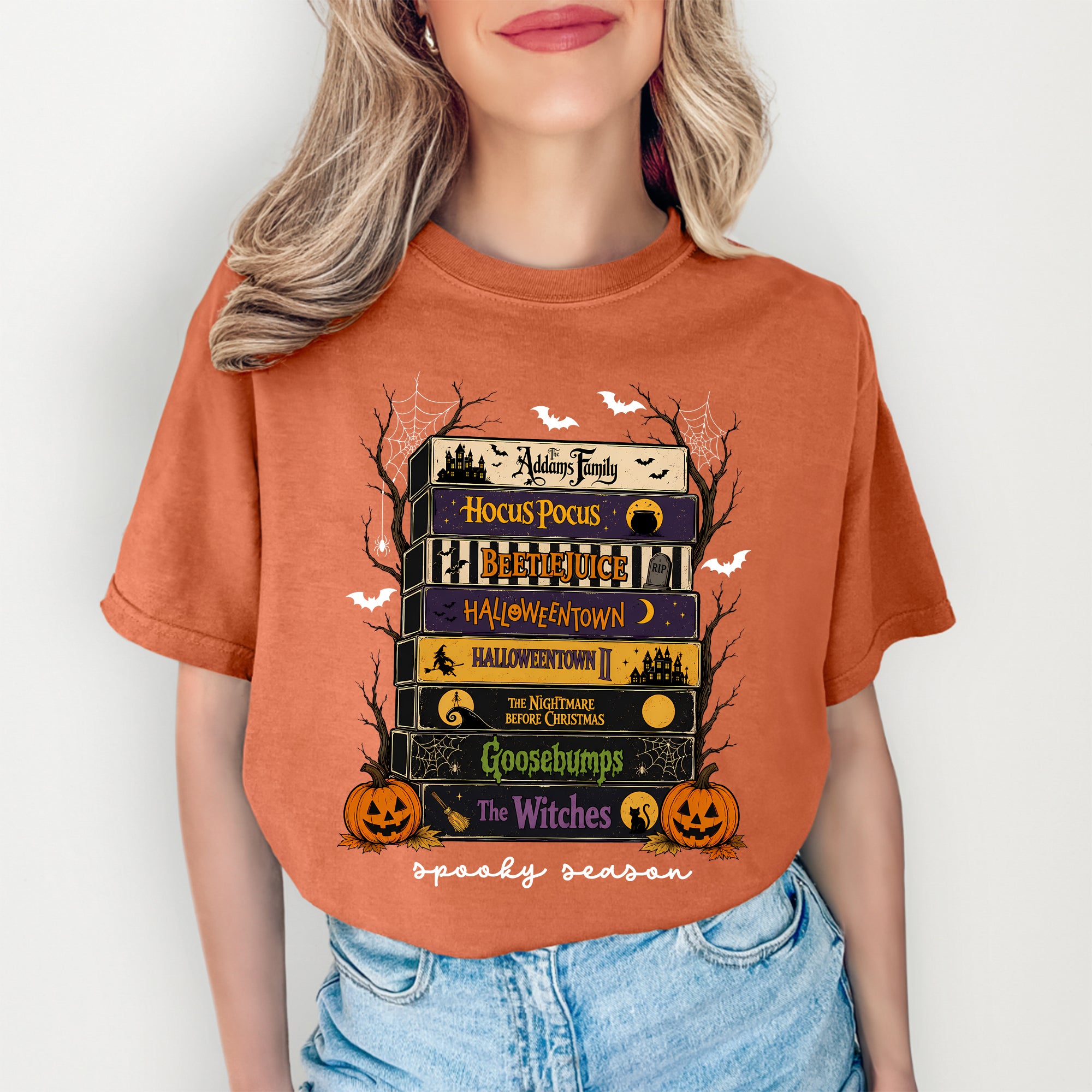 T-shirt VHS d’Halloween vintage