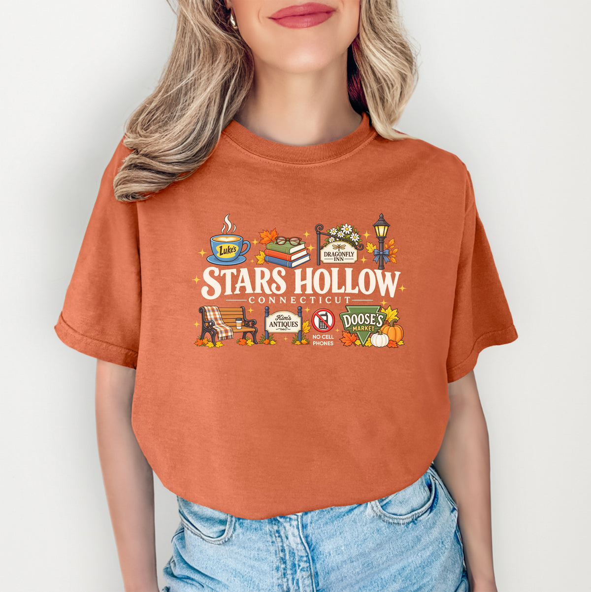 T-shirt Stars Hollow, Connecticut