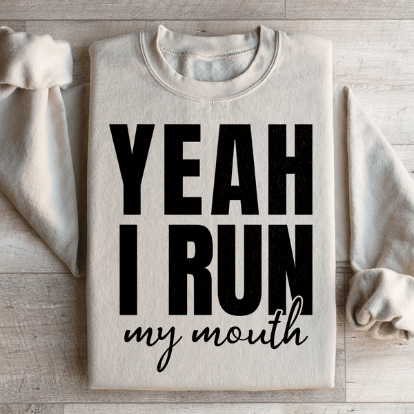 Yeah I Run Sweatshirt Sand / S Peachy Sunday T-Shirt