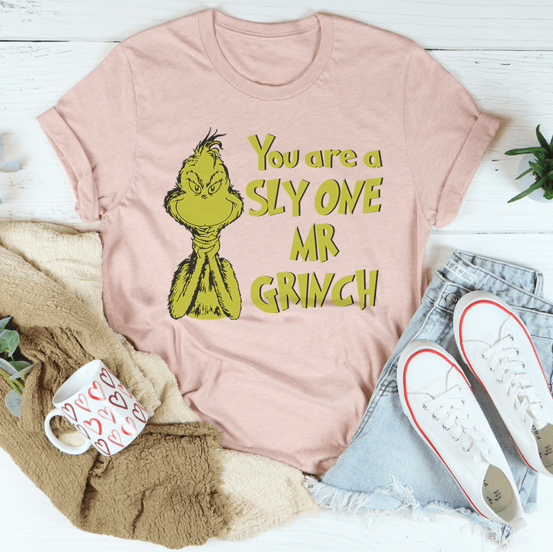 You Are A Sly One Mr Grinch Tee Printify T-Shirt T-Shirt