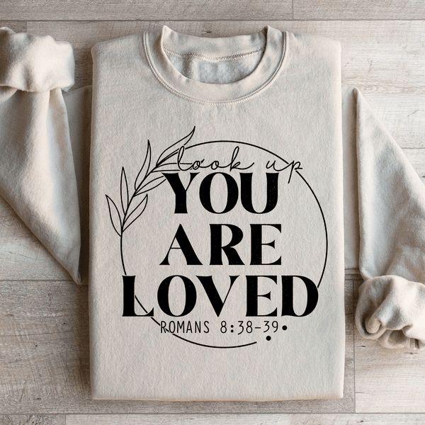 You Are Loved Sweatshirt Sand / S Peachy Sunday T-Shirt