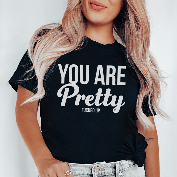 You Are Pretty Tee Black Heather / S Peachy Sunday T-Shirt
