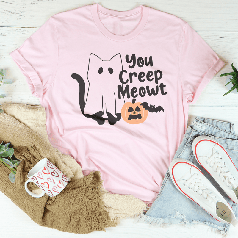You Creep Meowt Tee Pink / S Peachy Sunday T-Shirt