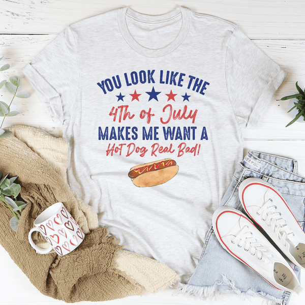 You Look Like The 4th Of July Tee Ash / S Peachy Sunday T-Shirt