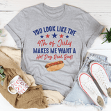 You Look Like The 4th Of July Tee Athletic Heather / S Peachy Sunday T-Shirt