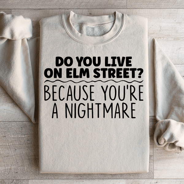 You're A Nightmare Sweatshirt Sand / S Peachy Sunday T-Shirt