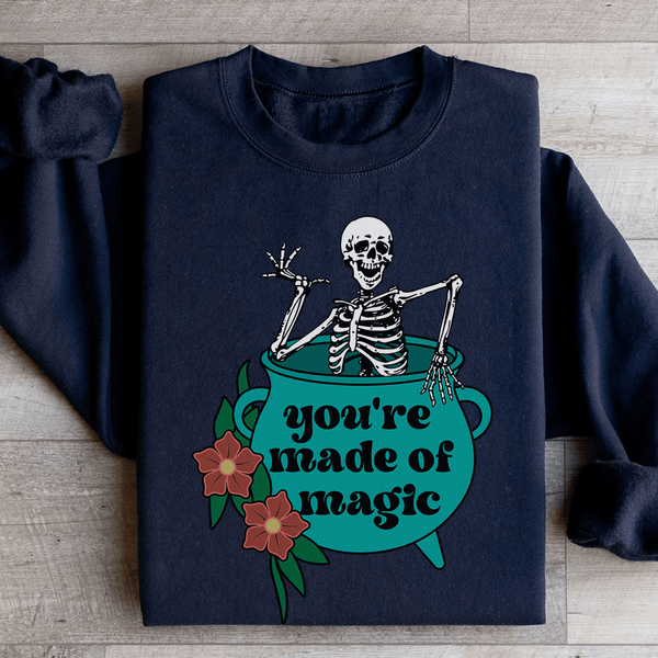 You're Made Of Magic Sweatshirt Black / S Peachy Sunday T-Shirt