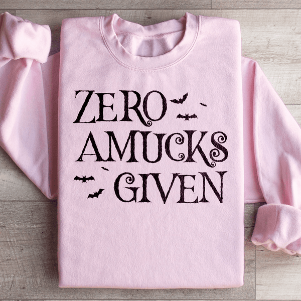 Zero Amucks Given Sweatshirt Light Pink / S Peachy Sunday T-Shirt