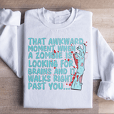 Zombie Looking For Brains Sweatshirt White / S Peachy Sunday T-Shirt