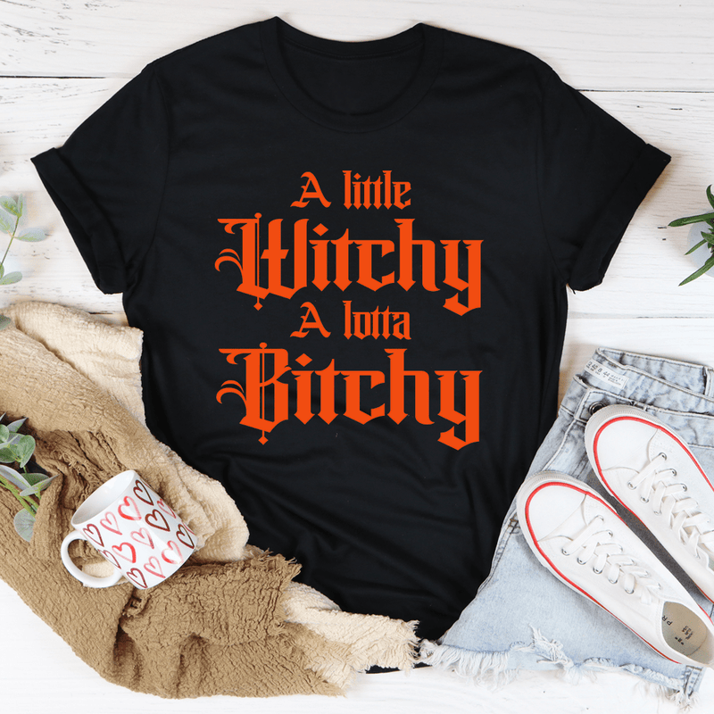 A Little Witchy Tee Black Heather / S Peachy Sunday T-Shirt