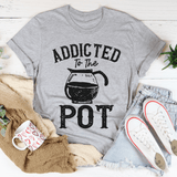 Addicted To The Pot Tee Athletic Heather / S Peachy Sunday T-Shirt