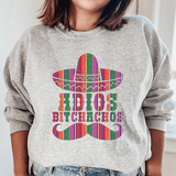 Adios Bitchachos Sweatshirt Sport Grey / S Peachy Sunday T-Shirt