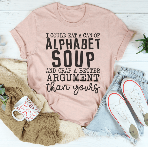 Alphabet Soup Tee Peachy Sunday T-Shirt